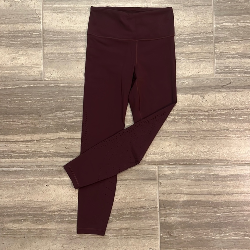 Athleta XS burgundy leggings
